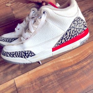 Jordan 3 Hall Of Fame Preschool shoes size 2Y